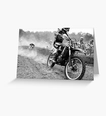 Moto wreck Greeting Card