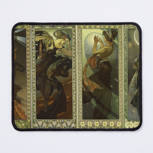 Item preview, Lune et Etoiles by Alphonse Mucha - Vintage Art designed and sold by RickE.