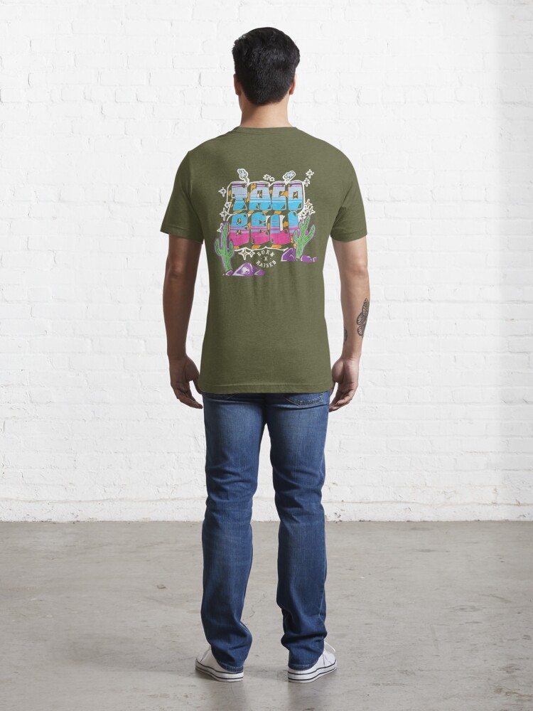 Taco Bell Born X Raised Shirt Active T-Shirt for Sale by sebokart