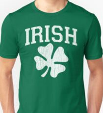 Giant Irish Shamrock (Vintage Distressed Design) Unisex T-Shirt