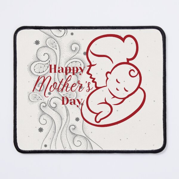 Item preview, Comforting and Loving Mom with baby - Happy Mother's Day designed and sold by Vero De.