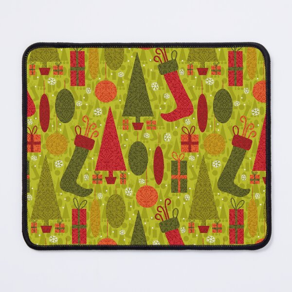 Item preview, Christmas trees, stockings, baubles and presents with patterns. designed and sold by SandraPDesigns.