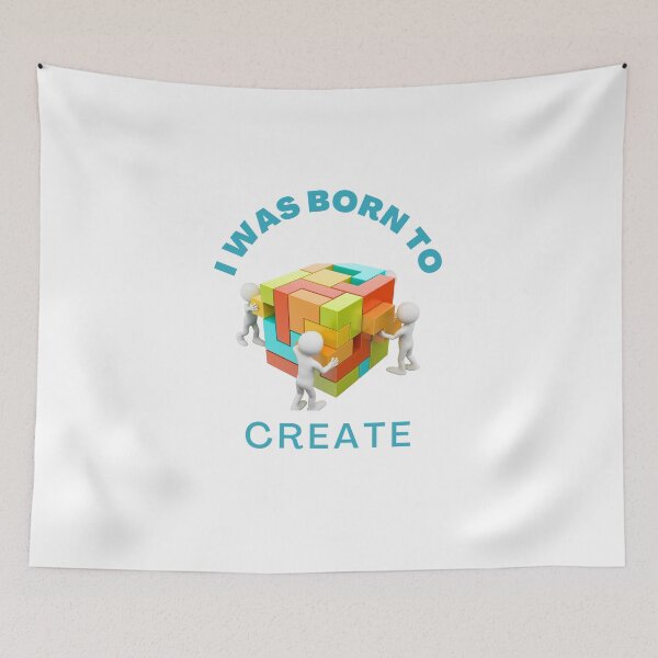 Item preview, i was born to create designed and sold by DoraHappy.