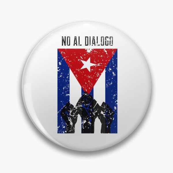 Item preview, No Al Dialogo Nacional Bandera Cubana designed and sold by DesignByAmyPort.
