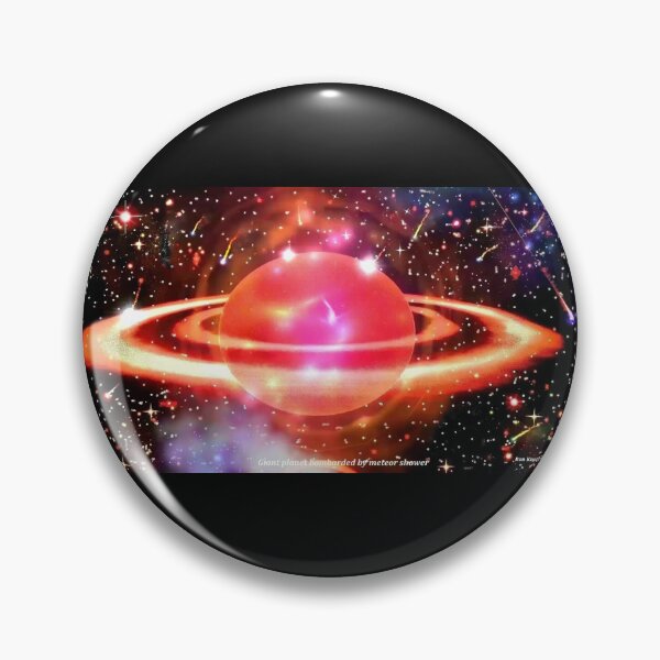 Item preview, Cosmic Art  /  Giant planet bombarded by meteors! designed and sold by Imagin8er.