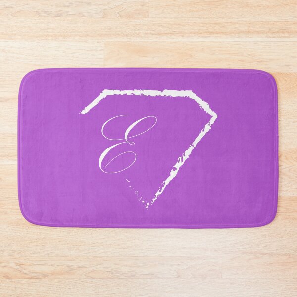 Item preview, E letter monogram initial diamond white designed and sold by mixtape80.