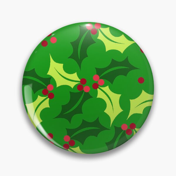 Item preview, All-over Christmas holly and berries. designed and sold by SandraPDesigns.