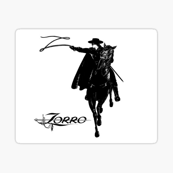 Vista previa del artículo con la obra «Zorro - Látigo de Z», diseñado y vendido por kerchow.