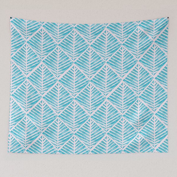Item preview, abstract linocut leaves designed and sold by Soramame.