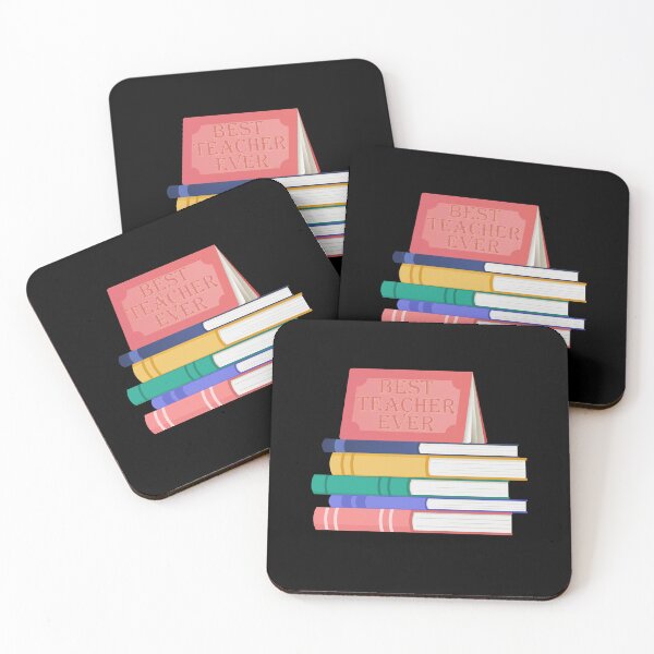 Item preview, Best Teacher Ever Stack of Books designed and sold by PeachesMommy.