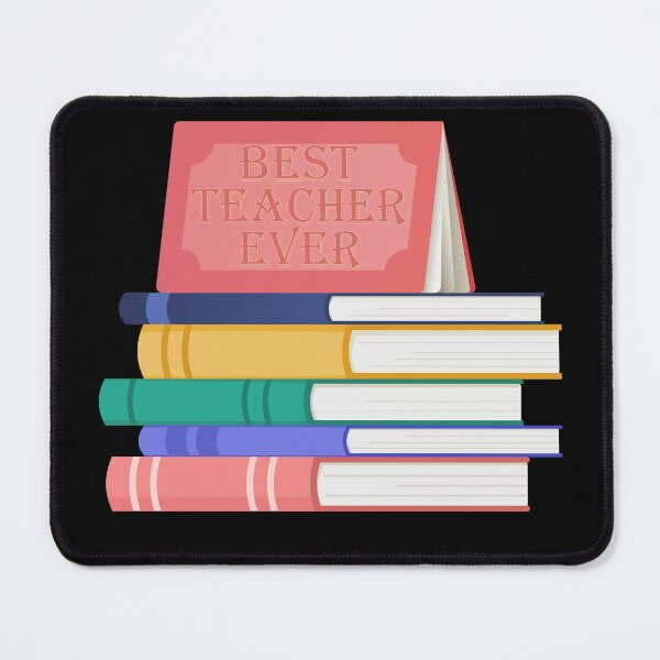 Item preview, Best Teacher Ever Stack of Books designed and sold by PeachesMommy.