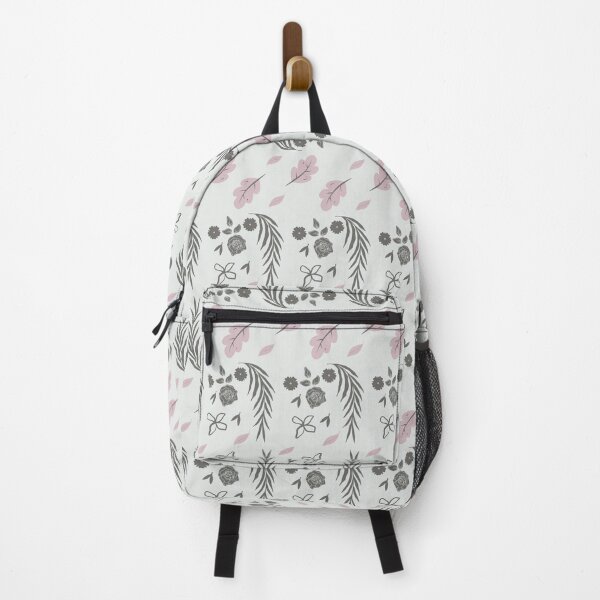 Item preview, Batik grey and pink flower, leaf - Batiks designed and sold by Heavdaiin.