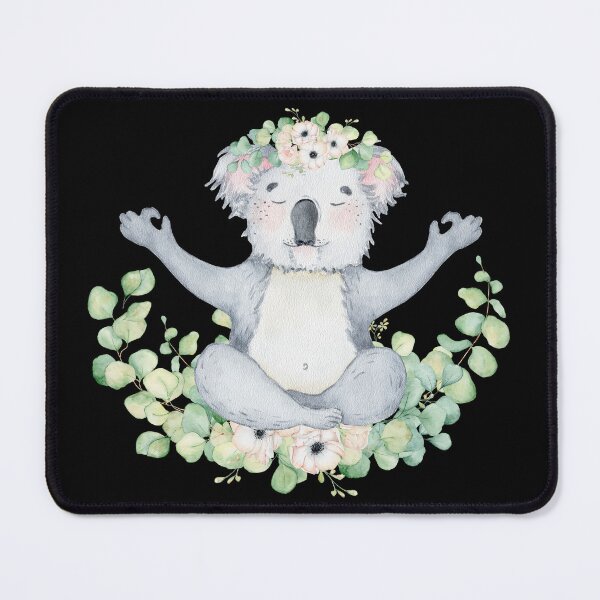 Item preview, Meditating coala on eucalyptus leaves designed and sold by MagicStrawberry.