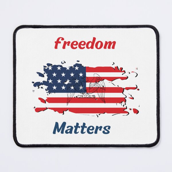 Item preview, freedom matters Independence Day 4th of july designed and sold by MizMed ⭐⭐⭐⭐⭐.