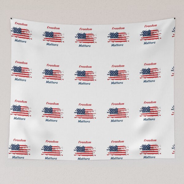 Item preview, freedom matters Independence Day 4th of july designed and sold by MizMed ⭐⭐⭐⭐⭐.
