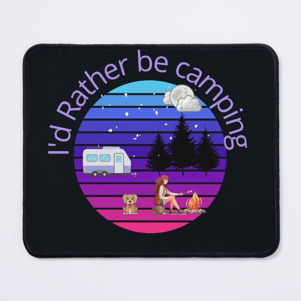 Item preview, I'd Rather be camping designed and sold by JadedDesign.
