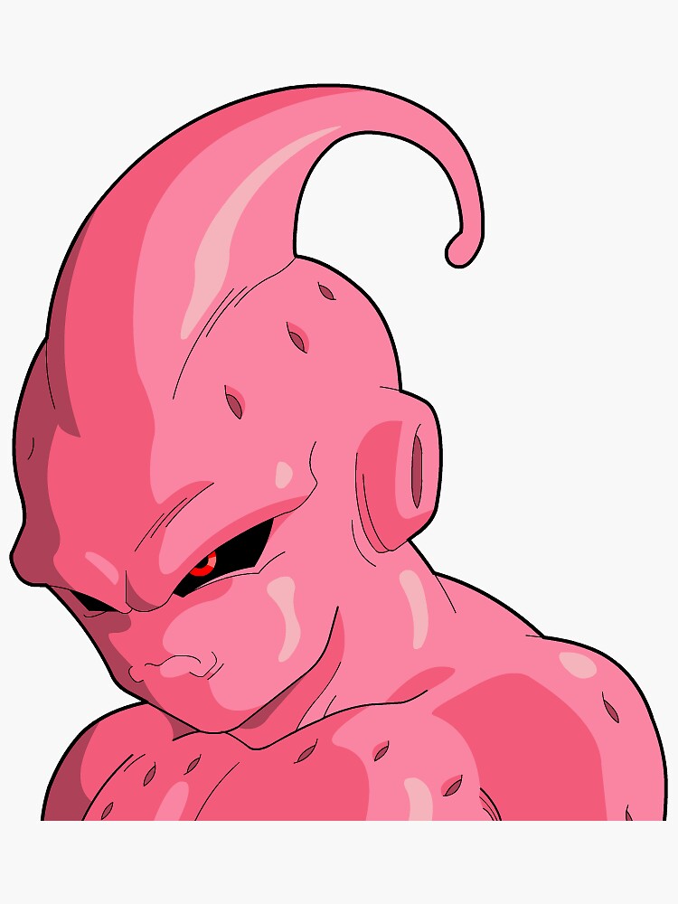 Majin Buu Sticker for Sale by Packpellets