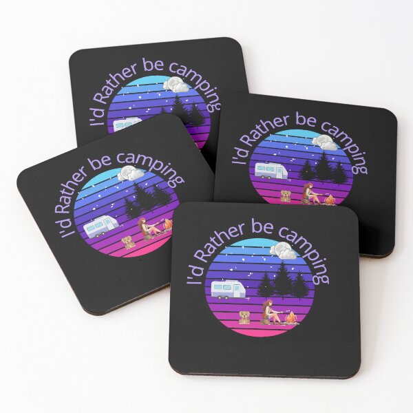 Item preview, I'd Rather be camping designed and sold by JadedDesign.