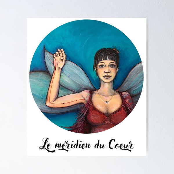 Méridien du Coeur, Fairy Art Heart Meridian Poster