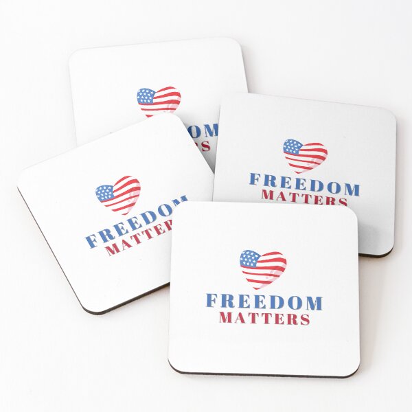 Item preview, freedom matters Independence Day 4th of july designed and sold by MizMed ⭐⭐⭐⭐⭐.