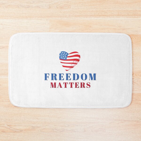 Item preview, freedom matters Independence Day 4th of july designed and sold by MizMed ⭐⭐⭐⭐⭐.