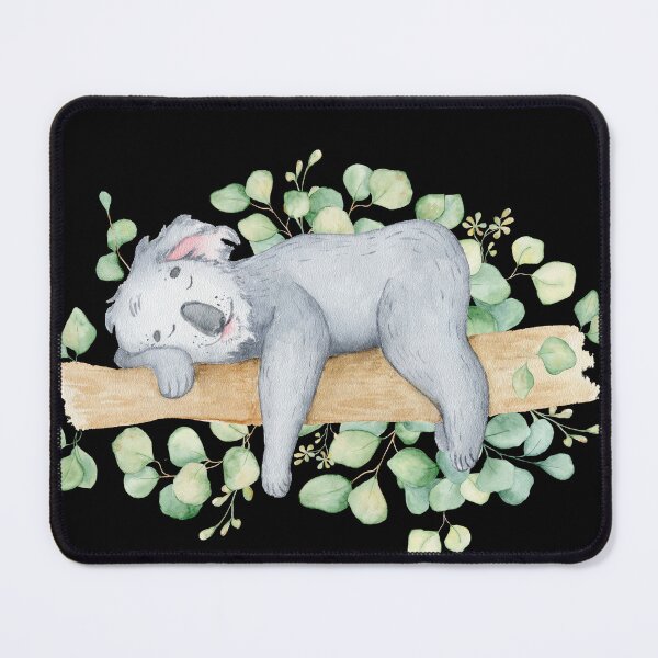 Item preview, Sleeping Australian coala on a tree designed and sold by MagicStrawberry.