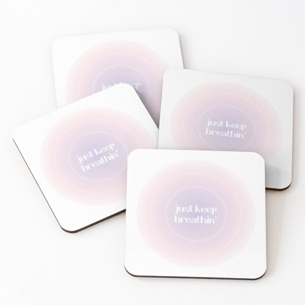 Item preview, just keep breathin soft aura (lavender) designed and sold by teethfairy.