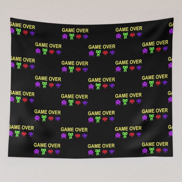 Item preview, Space Invader Game Over designed and sold by Hibive1971.