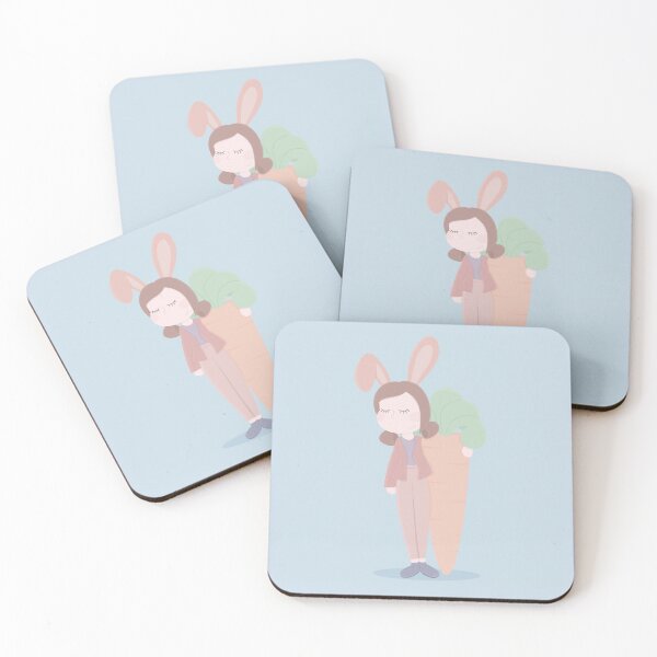 Item preview, Easter Bunny Girl With Carrot designed and sold by PenguinConfetti.