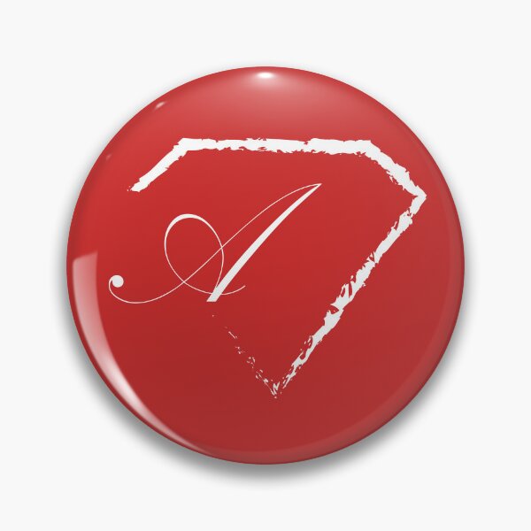 Item preview, A letter monogram initial diamond white designed and sold by mixtape80.