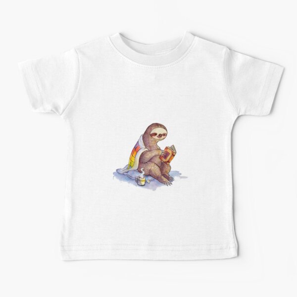 Perezoso acogedor Camiseta para bebés