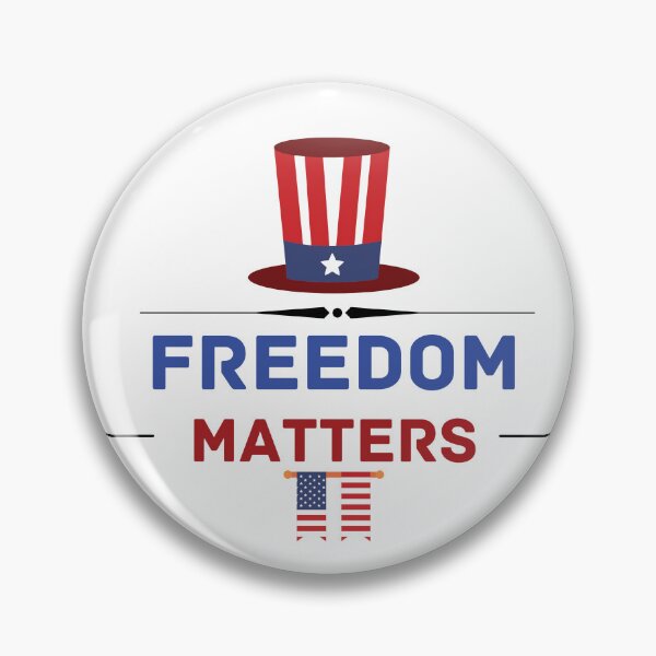 Item preview, Freedom matters Independence Day 4th of july designed and sold by MizMed ⭐⭐⭐⭐⭐.