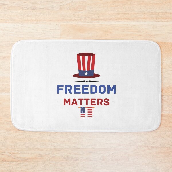 Item preview, Freedom matters Independence Day 4th of july designed and sold by MizMed ⭐⭐⭐⭐⭐.