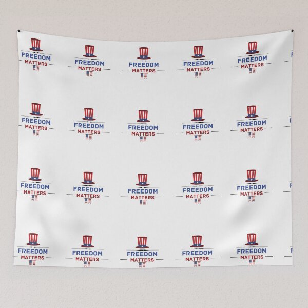 Item preview, Freedom matters Independence Day 4th of july designed and sold by MizMed ⭐⭐⭐⭐⭐.