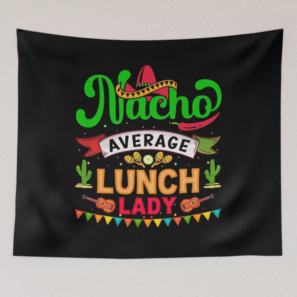Item preview, Nacho Average Lunch Lady designed and sold by simplife-art.