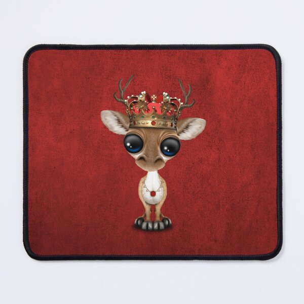 Item preview, Cute Royal Deer Wearing Crown designed and sold by JeffBartels.