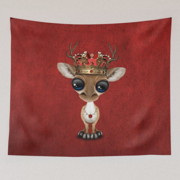 Item preview, Cute Royal Deer Wearing Crown  designed and sold by JeffBartels.