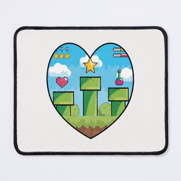 Item preview, Retro 1980's Heart Video Game T-Shirt designed and sold by Calebs21.