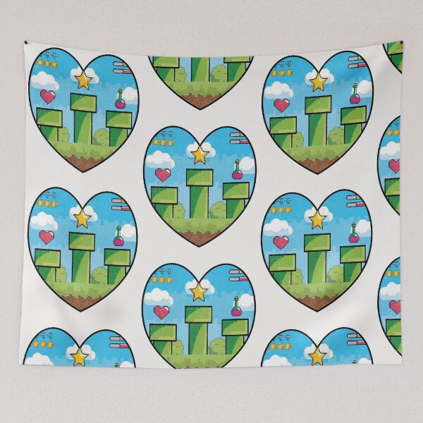 Item preview, Retro 1980's Heart Video Game T-Shirt designed and sold by Calebs21.