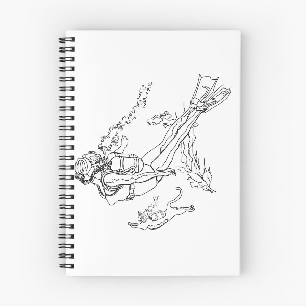 Item preview, Scuba Cat in Search of Atlantis designed and sold by Botanical Cat.