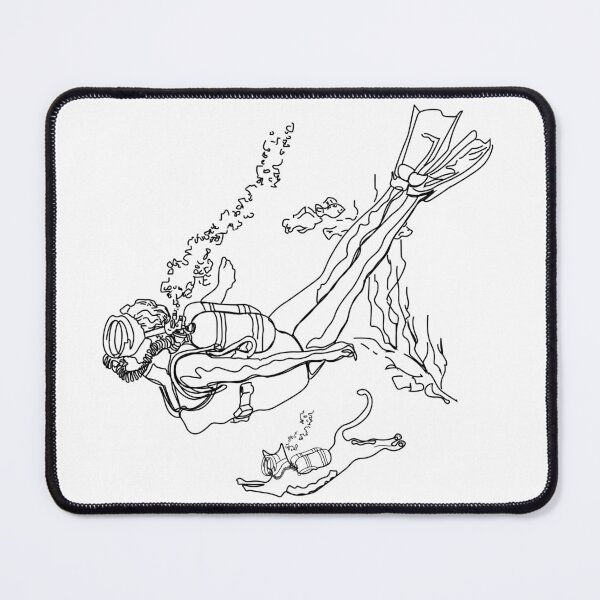 Item preview, Scuba Cat in Search of Atlantis designed and sold by Botanical Cat.