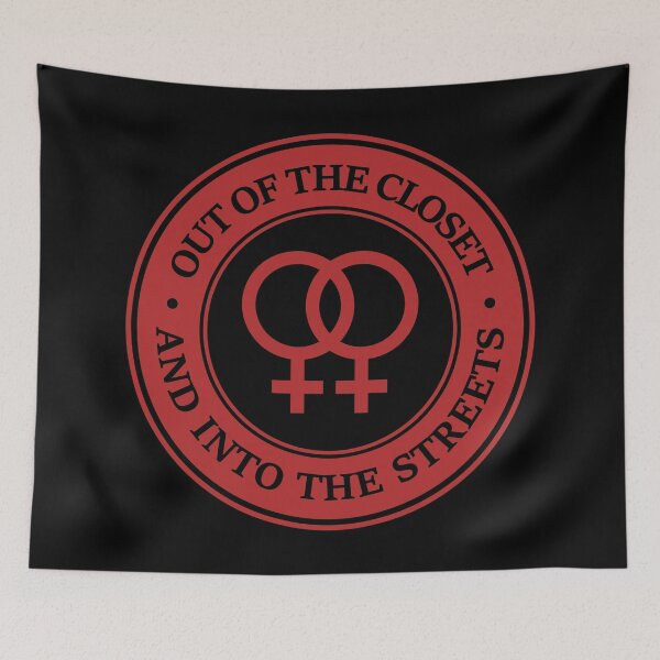 Item preview, Out Of The Closet And Into The Streets designed and sold by voltzandvoices.