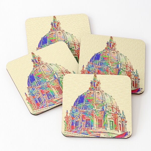 Item preview, The dome of the San Francisco City Hall - colorful digital painting designed and sold by NickoPrints.