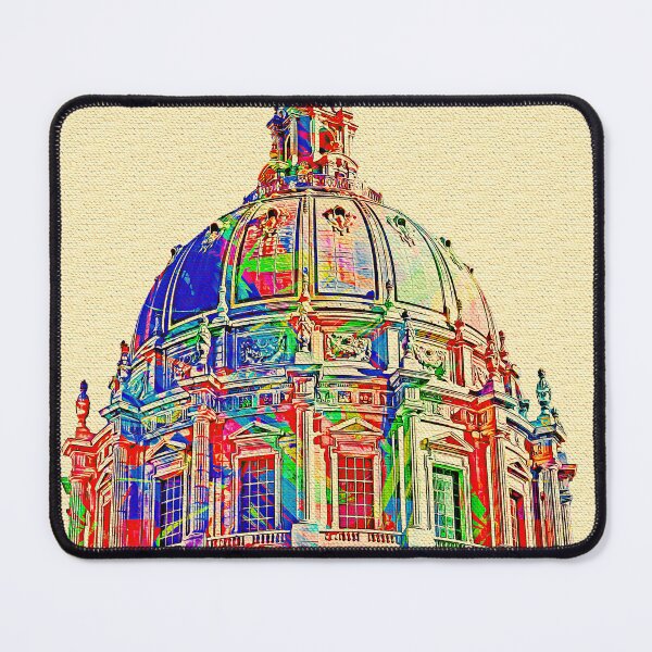 Item preview, The dome of the San Francisco City Hall - colorful digital painting designed and sold by NickoPrints.