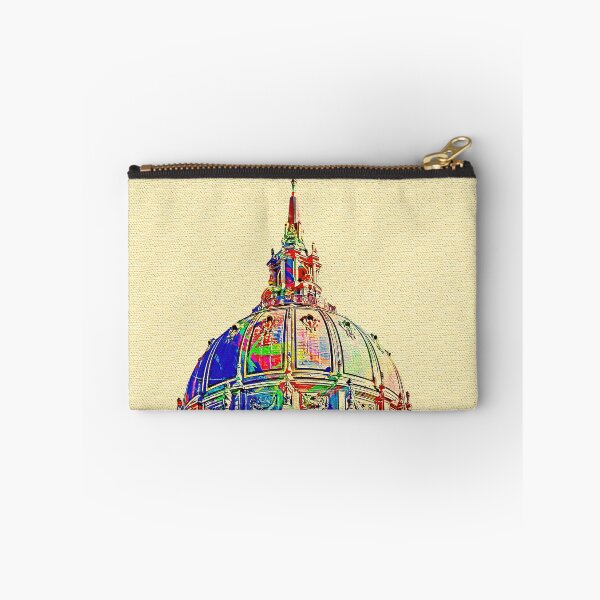 Item preview, The dome of the San Francisco City Hall - colorful digital painting designed and sold by NickoPrints.
