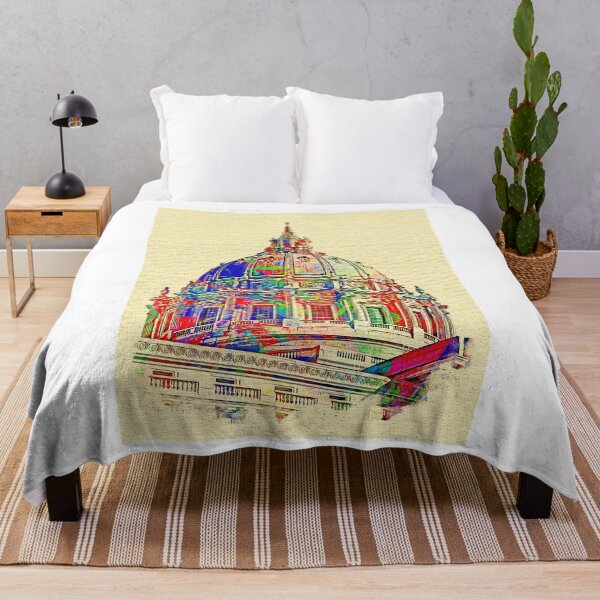 Item preview, The dome of the San Francisco City Hall - colorful digital painting designed and sold by NickoPrints.