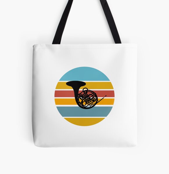 Item preview, Horn-Musikinstrument Retro-Sonnenuntergang designed and sold by Inspirationmotivation.