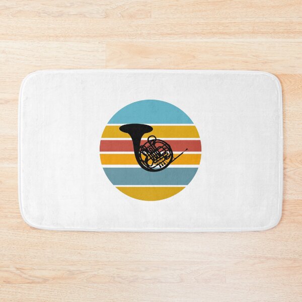 Item preview, Horn musical instrument retro sunset designed and sold by Inspirationmotivation.
