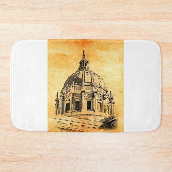 Item preview, The dome of the San Francisco City Hall blended on old paper designed and sold by NickoPrints.