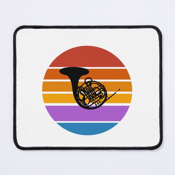 Item preview,  Horn musical instrument retro sunset designed and sold by Inspirationmotivation.